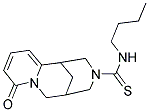 N-Butyl-6-oxo-7,11-diazatricyclo[7.3.1.0~2,7~]trideca-2,4-diene-11-carbothioamide 结构式