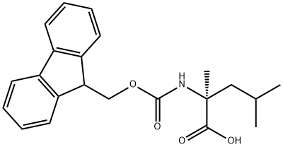 2-((((9H-芴-9-基)甲氧基)羰基)氨基)-2,4-二甲基戊酸 结构式