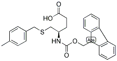 4-FMOC-(R)-AMINO-5-(4'-METHYLBENZYL)THIOPENTANOIC ACID 结构式