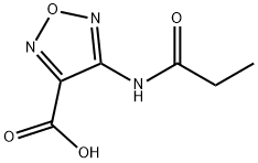 4-PROPIONYLAMINO-FURAZAN-3-CARBOXYLIC ACID 结构式