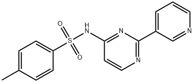 4-甲基-N-(2-(吡啶-3-基)嘧啶-4-基)苯磺酰胺 结构式