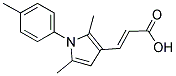 (2E)-3-[2,5-DIMETHYL-1-(4-METHYLPHENYL)-1H-PYRROL-3-YL]ACRYLIC ACID 结构式