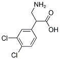 3-AMINO-2-(3,4-DICHLORO-PHENYL)-PROPIONIC ACID 结构式