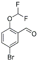 5-BROMO-2-(DIFLUOROMETHOXY)BENZALDEHYDE 结构式