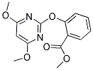 2-[(4,6-DIMETHOXYPYRIMIDIN-2-YL)OXY]BENZOIC ACID, METHYL ESTER 结构式