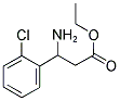 3-AMINO-3-(2-CHLORO-PHENYL)-PROPIONIC ACID ETHYL ESTER 结构式