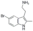2-(5-BROMO-2-METHYL-1H-INDOL-3-YL)-ETHYLAMINE 结构式