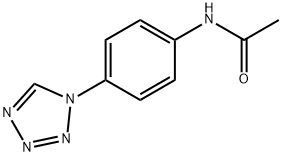 N-[4-(1H-四唑-1-基)苯基]乙酰胺 结构式