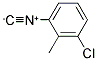 3-CHLORO-2-METHYLPHENYL ISOCYANIDE 结构式