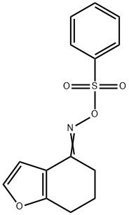 4-([(PHENYLSULFONYL)OXY]IMINO)-6,7-DIHYDRO-1-BENZOFURAN 结构式