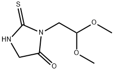 3-(2,2-DIMETHOXYETHYL)-2-THIOXOTETRAHYDRO-4H-IMIDAZOL-4-ONE 结构式