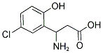 3-AMINO-3-(5-CHLORO-2-HYDROXY-PHENYL)-PROPIONIC ACID 结构式