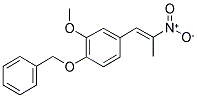 1-(4-BENZYLOXY-3-METHOXYPHENYL)-2-NITROPROPENE 结构式