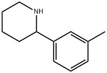 2-(间甲苯基)哌啶 结构式