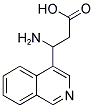 3-AMINO-3-ISOQUINOLIN-4-YL-PROPIONIC ACID 结构式