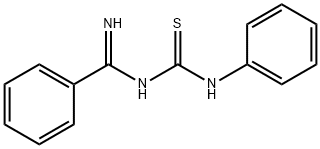 N-[(Z)-AMINO(PHENYL)METHYLIDENE]-N'-PHENYLTHIOUREA 结构式