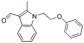 2-METHYL-1-(2-PHENOXYETHYL)-1H-INDOLE-3-CARBALDEHYDE 结构式