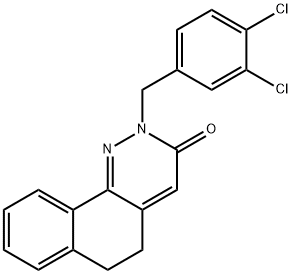 2-(3,4-DICHLOROBENZYL)-5,6-DIHYDROBENZO[H]CINNOLIN-3(2H)-ONE 结构式