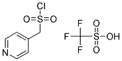 (4-PYRIDYLMETHYL)SULFONYL CHLORIDE TRIFLATE 结构式