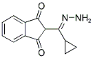 2-(CYCLOPROPYLCARBONYL)INDANE-1,3-DIONE, HYDRAZONE 结构式