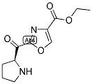 ETHYL 2-(L-PROLINO)-1,3-OXAZOLE-4-CARBOXYLATE 结构式