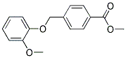 4-(2-METHOXY-PHENOXYMETHYL)-BENZOIC ACID METHYL ESTER 结构式
