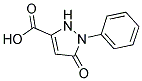 5-OXO-1-PHENYL-2,5-DIHYDRO-1H-PYRAZOLE-3-CARBOXYLIC ACID 结构式