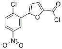 5-(2-CHLORO-5-NITRO-PHENYL)-FURAN-2-CARBONYL CHLORIDE 结构式