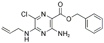 BENZYL 5-(ALLYLAMINO)-3-AMINO-6-CHLOROPYRAZINE-2-CARBOXYLATE 结构式