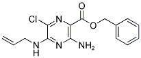 Benzyl 5-(allylamino)-3-amino-6-chloropyrazine-2-carboxylate 结构式