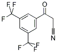 3,5-BIS(TRIFLUOROMETHYL)BENZOYLACETONITRILE 结构式