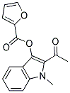 2-ACETYL-1-METHYL-1H-INDOL-3-YL 2-FUROATE 结构式