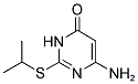 6-AMINO-2-(ISOPROPYLSULFANYL)PYRIMIDIN-4(3H)-ONE 结构式