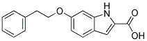 6-(2-PHENYLETHOXY)-1H-INDOLE-2-CARBOXYLIC ACID 结构式