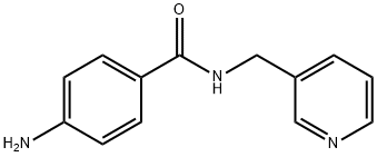 4-氨基-N-(吡啶-3-基甲基)苯甲酰胺 结构式