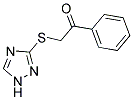 1-PHENYL-2-(1H-1,2,4-TRIAZOL-3-YLSULFANYL)-1-ETHANONE 结构式