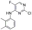 N-(2-CHLORO-5-FLUORO-4-PYRIMIDINYL)-N-(2,3-DIMETHYLPHENYL)AMINE 结构式