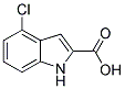 4-CHLORO-1H-INDOLE-2-CARBOXYLIC ACID 结构式