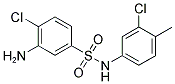 3-AMINO-4-CHLORO-N-(3-CHLORO-4-METHYL-PHENYL)-BENZENESULFONAMIDE 结构式