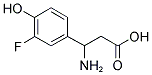 3-AMINO-3-(3-FLUORO-4-HYDROXY-PHENYL)-PROPIONIC ACID 结构式