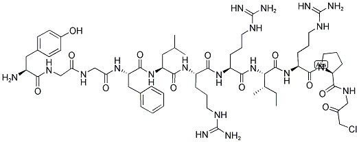 DYNORPHIN A (1-10)-GLY-CHLOROMETHYLKETONE 结构式