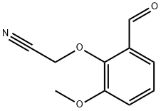 2-(2-甲酸基-6-甲氧基苯氧基)乙腈 结构式