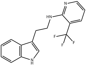 N-[2-(1H-INDOL-3-YL)ETHYL]-3-(TRIFLUOROMETHYL)-2-PYRIDINAMINE 结构式