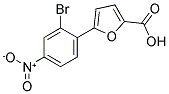 5-(2-Bromo-4-nitrophenyl)-2-furoic acid 结构式