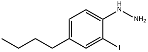 (4-Butyl-2-iodo-phenyl)-hydrazine 结构式