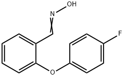 2-(4-FLUOROPHENOXY)BENZENECARBALDEHYDE OXIME 结构式