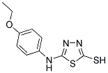 5-(4-ETHOXY-PHENYLAMINO)-[1,3,4]THIADIAZOLE-2-THIOL 结构式