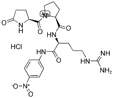 pGlu-Pro-Arg-PNA HCl 结构式