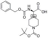 (R)-N-A-CBZ-(4-N-BOC-PIPERIDINYL) GLYCINE 结构式