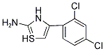 4-(2,4-DICHLORO-PHENYL)-3H-1,4-THIAZOL-2-YLAMINE 结构式